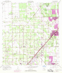 Goulds Florida Historical topographic map, 1:24000 scale, 7.5 X 7.5 Minute, Year 1956