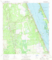 Grant Florida Historical topographic map, 1:24000 scale, 7.5 X 7.5 Minute, Year 1949
