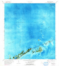 Grassy Key Florida Historical topographic map, 1:24000 scale, 7.5 X 7.5 Minute, Year 1971