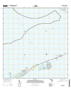 Grassy Key Florida Current topographic map, 1:24000 scale, 7.5 X 7.5 Minute, Year 2015