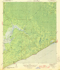 Green Point Florida Historical topographic map, 1:31680 scale, 7.5 X 7.5 Minute, Year 1944