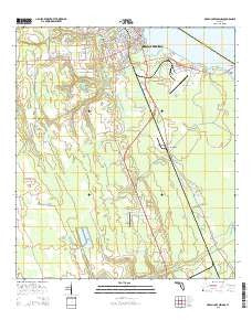 Green Cove Springs Florida Current topographic map, 1:24000 scale, 7.5 X 7.5 Minute, Year 2015