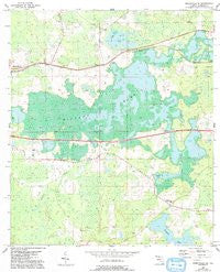 Greenville NE Florida Historical topographic map, 1:24000 scale, 7.5 X 7.5 Minute, Year 1954