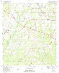 Gretna Florida Historical topographic map, 1:24000 scale, 7.5 X 7.5 Minute, Year 1982