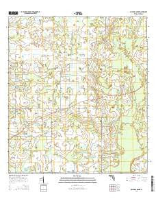Griffins Corner Florida Current topographic map, 1:24000 scale, 7.5 X 7.5 Minute, Year 2015