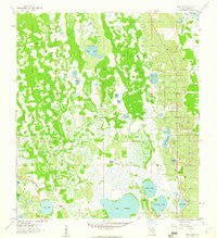 Gum Lake Florida Historical topographic map, 1:24000 scale, 7.5 X 7.5 Minute, Year 1959
