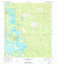 Halfmoon Lake Florida Historical topographic map, 1:24000 scale, 7.5 X 7.5 Minute, Year 1970