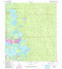 Halfmoon Lake Florida Historical topographic map, 1:24000 scale, 7.5 X 7.5 Minute, Year 1970