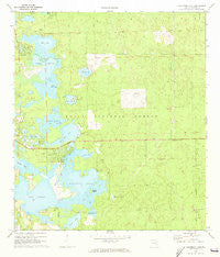 Halfmoon Lake Florida Historical topographic map, 1:24000 scale, 7.5 X 7.5 Minute, Year 1970