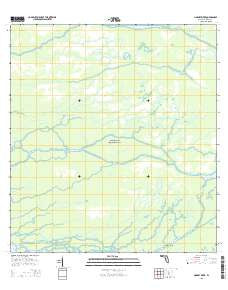 Harney River Florida Current topographic map, 1:24000 scale, 7.5 X 7.5 Minute, Year 2015