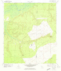 Harold SE Florida Historical topographic map, 1:24000 scale, 7.5 X 7.5 Minute, Year 1970