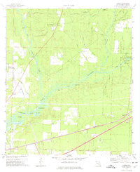 Harold Florida Historical topographic map, 1:24000 scale, 7.5 X 7.5 Minute, Year 1973