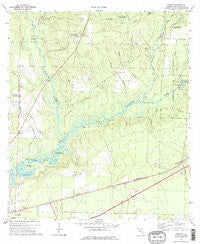 Harold Florida Historical topographic map, 1:24000 scale, 7.5 X 7.5 Minute, Year 1973
