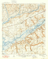Harold Florida Historical topographic map, 1:62500 scale, 15 X 15 Minute, Year 1938