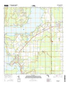 Hastings Florida Current topographic map, 1:24000 scale, 7.5 X 7.5 Minute, Year 2015