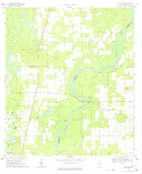 Hatchbend Florida Historical topographic map, 1:24000 scale, 7.5 X 7.5 Minute, Year 1968