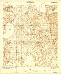 Hawthorn Florida Historical topographic map, 1:48000 scale, 15 X 15 Minute, Year 1938