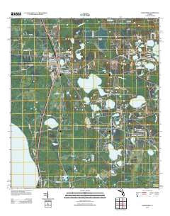Hawthorne Florida Historical topographic map, 1:24000 scale, 7.5 X 7.5 Minute, Year 2012