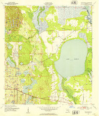 Hesperides Florida Historical topographic map, 1:24000 scale, 7.5 X 7.5 Minute, Year 1952