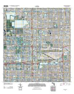 Hialeah Florida Historical topographic map, 1:24000 scale, 7.5 X 7.5 Minute, Year 2012
