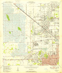 Hialeah Florida Historical topographic map, 1:24000 scale, 7.5 X 7.5 Minute, Year 1950
