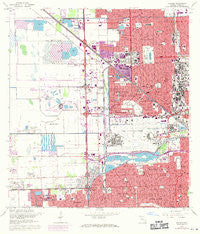 Hialeah Florida Historical topographic map, 1:24000 scale, 7.5 X 7.5 Minute, Year 1962