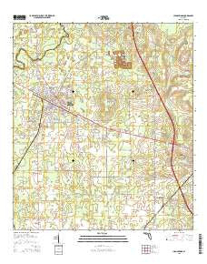 High Springs Florida Current topographic map, 1:24000 scale, 7.5 X 7.5 Minute, Year 2015