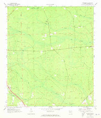 Hilliard NE Florida Historical topographic map, 1:24000 scale, 7.5 X 7.5 Minute, Year 1970