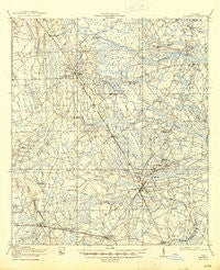 Hilliard Florida Historical topographic map, 1:62500 scale, 15 X 15 Minute, Year 1919