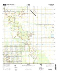 Hog Cypress Florida Current topographic map, 1:24000 scale, 7.5 X 7.5 Minute, Year 2015