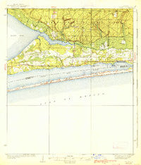 Holley Florida Historical topographic map, 1:62500 scale, 15 X 15 Minute, Year 1938