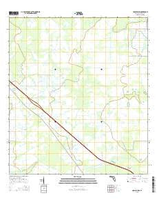 Holopaw SW Florida Current topographic map, 1:24000 scale, 7.5 X 7.5 Minute, Year 2015