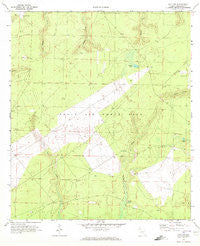Holt SW Florida Historical topographic map, 1:24000 scale, 7.5 X 7.5 Minute, Year 1970
