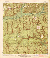 Holt Florida Historical topographic map, 1:62500 scale, 15 X 15 Minute, Year 1937