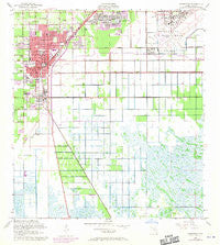 Homestead Florida Historical topographic map, 1:24000 scale, 7.5 X 7.5 Minute, Year 1956