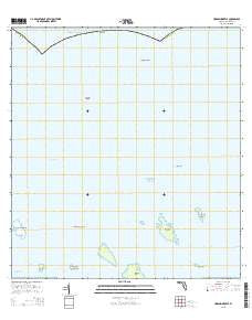 Horseshoe Keys Florida Current topographic map, 1:24000 scale, 7.5 X 7.5 Minute, Year 2015