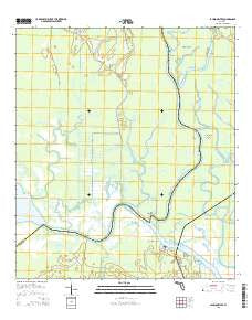Jackson River Florida Current topographic map, 1:24000 scale, 7.5 X 7.5 Minute, Year 2015