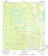 Juniper Springs Florida Historical topographic map, 1:24000 scale, 7.5 X 7.5 Minute, Year 1972