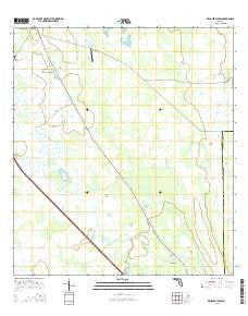Kenansville SW Florida Current topographic map, 1:24000 scale, 7.5 X 7.5 Minute, Year 2015