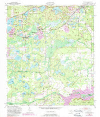 Keuka Florida Historical topographic map, 1:24000 scale, 7.5 X 7.5 Minute, Year 1949