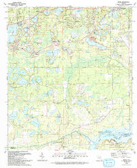 Keuka Florida Historical topographic map, 1:24000 scale, 7.5 X 7.5 Minute, Year 1993