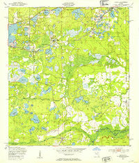 Keuka Florida Historical topographic map, 1:24000 scale, 7.5 X 7.5 Minute, Year 1949