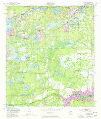Keuka Florida Historical topographic map, 1:24000 scale, 7.5 X 7.5 Minute, Year 1949