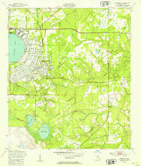 Kingsley Florida Historical topographic map, 1:24000 scale, 7.5 X 7.5 Minute, Year 1949