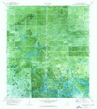La Belle 4 NE Florida Historical topographic map, 1:24000 scale, 7.5 X 7.5 Minute, Year 1970