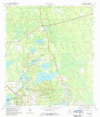 Lake Dias Florida Historical topographic map, 1:24000 scale, 7.5 X 7.5 Minute, Year 1971