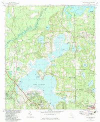 Lake Jackson Florida Historical topographic map, 1:24000 scale, 7.5 X 7.5 Minute, Year 1982
