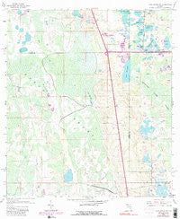 Lake Louisa SW Florida Historical topographic map, 1:24000 scale, 7.5 X 7.5 Minute, Year 1959