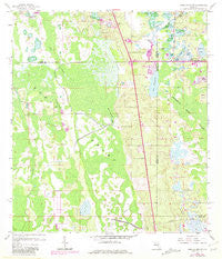 Lake Louisa SW Florida Historical topographic map, 1:24000 scale, 7.5 X 7.5 Minute, Year 1959