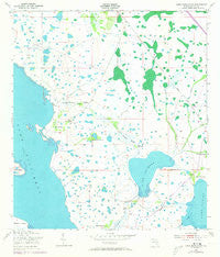 Lake Marian NW Florida Historical topographic map, 1:24000 scale, 7.5 X 7.5 Minute, Year 1953